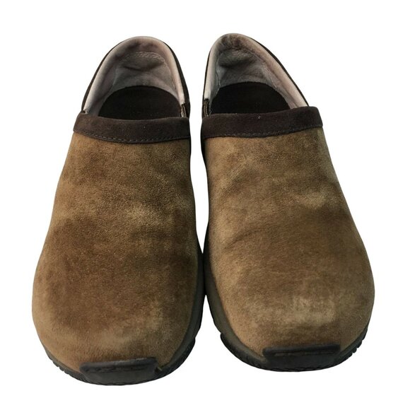 Comfort Slip On Shoes Mules Suede Air Cushion Clogs Soft Sole Size 7 u - Picture 2 of 10